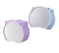 DOITOOL 2 Piezas Limador de Durezas de Doble Cara, Borrador de Pelo Compacto, Abs, Manual, para Pies, Uso Doméstico, para Mujeres