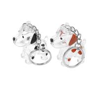 DOITOOL 2 Piezas Llaveros para Recuerdo de Pelo de Perro Unidades Transparente Contenedor Elegante para Preservar Memorias de Mascotas Colgante para Viajes y Regalos Amantes de Animales