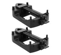 DOITOOL 2 Piezas Mecanismo de Reloj Péndulo Motor de Plástico para Reparación de Relojes de Pared Movimiento para Kit DIY y Duradero Carga Color Negro