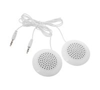 DOITOOL 2 Piezas Mini Altavoces para Almohada con Jack Portátiles y Suaves Sonido Estéreo Claro para CD y Móvil para Dormitorio y Viaje