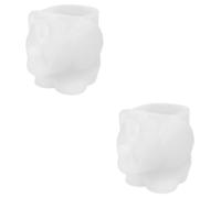 DOITOOL 2 Piezas Molde de Silicona Forma de para Almacenamiento de Esponjas de Maquillaje para Diy con Epóxica y