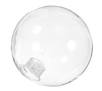 DOITOOL 2 Piezas Pantallas de de Vidrio Transparente para Lámparas de Esferas Diámetro para Decoración de Techo y Apliques de Pared Oficina y Hogar