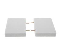 DOITOOL 2 Piezas Percha de Piedra Pómez para Loros y Aves Pequeñas Plataforma Rectangular, Accesorio para Jaulas Que Promueve el Ejercicio y Fácil Instalación