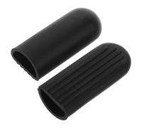 DOITOOL 2 Piezas Protector de Silicona para Pata de Cabra de Scooter Eléctrico Funda Antideslizante para Soporte de Estacionamiento de Negras Resistente y Fácil de Instalar para Patinete