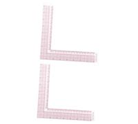 DOITOOL 2 Piezas Regla de Medición de Costura Forma para Confección Herramienta de Patronaje Durable y Práctica Escala Clara y Precisa para Ropa y Modistería