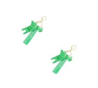 DOITOOL 2 Piezas Soporte de Teléfono Forma de Adorable Colgante de PVC para Decoración de Bolsos Temático de Animales para Claves y Móviles