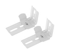 DOITOOL 2 Piezas Soporte para Persianas Verticales Forma Clips de Soporte para Cortinas para Persianas Verticales Uso Ventanas Pequeñas