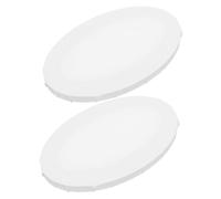 DOITOOL 2 Piezas Tablero de Lona Ovalado para Pintura al Óleo y Acrílico Marco Irregular Blanco Panel de Dibujo Creativo para Estudiantes y Aficionados Lona y Versátil