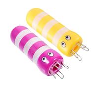 DOITOOL 2 Piezas Tejedor de Cuerda DIY Forma de Abeja Pequeña Herramienta Manual para Tejer Suéteres Bufandas y Pulseras Agujas Francesas de Tejido en Colores Amarillo y Morado