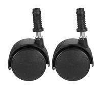DOITOOL 2 Ruedas Silla Oficina 2 Pulgadas con Freno Vástago M7 Repuesto