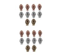 DOITOOL 2 Series Accesorios De Pulsera Buddha Colgante Gargantilla Necklace Joyeria Rosario Talón Encanto Ídolo Cuentas Espaciador De Metal Amuletos Para Hacer Joyas Aleación 10 Piezas*2