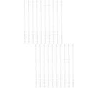 DOITOOL 2 Series Cadenas De Perlas De Acrílico Para Bodas Decoración De Escena Guía De Adornos De Luz De Techo Cristales Octagonales Para Eventos Y Fiestas 10 Piezas*2