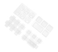 DOITOOL 2 Series Molde De Silicona Para Teclas De Mecánico De Herramienta Para Manualidades Moldes De Epoxy Cristal Desmoldeo Compatible Con Cherry 4 Piezas*2