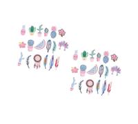 DOITOOL 2 Series Parches De Termoadhesivos Para Ropa Parche Decorativo Para Camisetas Jeans Y Mochilas Para Reparaciones Y Decoraciones 18 Piezas X 2