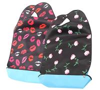 DOITOOL 2 Uds Baberos Accesorios Lavables Para Comer Babero Paciente Adulto Comedor Protectores Hogar Para Patrón Rosa Con Reutilizable Miga Adultos