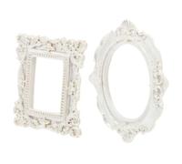 DOITOOL 2 Uds Marco De Fotos Marco De Fotos Retro Marco De Fotos Marco De Utilería para Fotos Accesorios De Fondo De Marco De Fotos Selfie Marco De Fotos Delicado Marcos De