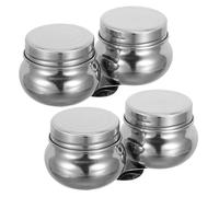 DOITOOL 2 vasos dobles para paleta de pintura al óleo con abrazadera, soporte para pinceles y recipiente para lavar, ideal para artistas, acuarelas y pinturas al óleo.