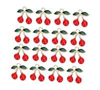DOITOOL 20 colgantes de aleación de cerezo para hacer joyas de bricolaje, diseño único y delicado para collares, pulseras, aretes más