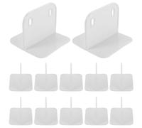 DOITOOL 20 Estabilizadores Antideslizantes de Plástico para Corral Infantil y Cachorros Soporte de Fijación Seguro para Vallas de Juego Base Estable sin Taladro Accesorios para