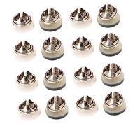 DOITOOL 20 Piezas Botones de Presión para Ropa Broches de Seguridad Sin Clavos Decorativos con Diseño y Concha de Blancos y Fijación Invisible para y Prendas