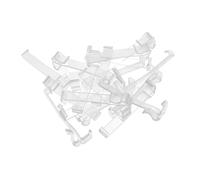 DOITOOL 20 Piezas Clip De Localización De Persianas Venecianas Clips De Cenefa De Persianas Verticales Clips De Reemplazo De Cenefa Ciega Clips De Cortina Plisados Pompón Transparent