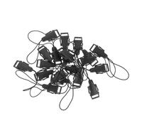 DOITOOL 20 Piezas Kit de Conectores Qd para Correa Cámara con Liberación Rápida Presillas para Ojales de Sistema Práctico para Correas de Cuello y Hombro