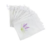 DOITOOL 20 piezas Sachet Pequeñas con Cordón Bolsas de Algodón para DIY con Lavanda para Boda Cumpleaños y Decoración Aromática