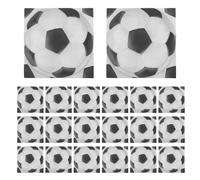 DOITOOL 20 Unidades Servilletas de Papel Diseño Único de Fútbol para Fiestas, Suaves Alta Absorbencia, Ideales para Celebrar Partidos y Eventos Deportivos