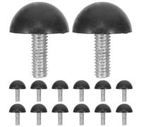 DOITOOL 200 Niveles de Patas para Muebles: Patas niveladoras de Mesa Ajustables M6, Antideslizantes y atornillables para gabinetes, escritorios, tocadores y taburetes, con reducción de Ruido.