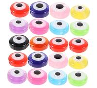 DOITOOL 200 Piezas Cuentas de Resina Coloridas Cuentas Sueltas Ovaladas para Bisutería Diy Abalorios para Hacer Pulseras y Pendientes Accesorios para Manualidades