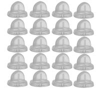 DOITOOL 200 Piezas de Broches de Goma Transparentes para Solapa Cierre de Respaldo Pasador Trasero Seguro para Insignias y Prendedores Reemplazo Ligero y Portátil para Manualidades y