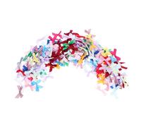 DOITOOL 200 Piezas Decoración De Arco Lazo De Cintas De Tela Pajarita Para Muñecas De Bricolaje Bows Decoración De Lazo De Bricolaje Arco Artesanal De Costura Bricolaje Coser Arcos Largo