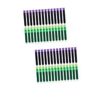 DOITOOL 200 Piezas Recargas de Tinta para Pluma Estilográfica de Tinta Borrable Incluye Recargas Verde y para Oficina y Escuela