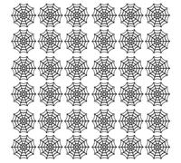 DOITOOL 200 telarañas de Halloween para decoración: telarañas Falsas de plástico para Casas embrujadas, Paredes, Patios y porches - Accesorios para Fiestas navideñas