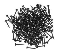 DOITOOL 200 Unidades Tachuelas Decorativas para Tapicería Vintage de Hierro Negro, Resistentes al Óxido Instalación Rápida para Muebles y Sofás