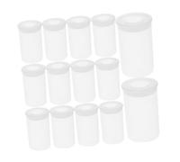 DOITOOL 200piezas Caja De Película Botes Blancos con Contenedores De Plástico Vacíos para Almacenar Carretes De Cámara Monedas Accesorios Pequeños El Hogar o Taller