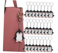 DOITOOL 24 Piezas Llaveros Pingüino Adorables Colgantes Decorativos para Mochila y Llaves para Fiestas Temáticas Animales Regalo Práctico para Amantes de Pingüinos