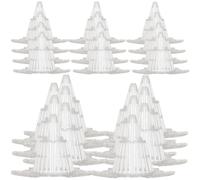 DOITOOL 24 Piezas Unidades Malla para Macetas Cónicas Tapete de Drenaje para Bonsáis Protectora Fuga de Tierra Grande y Pequeño para Jardín y Huerto