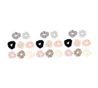 DOITOOL 24piezas Coleteros De Pelo De Gran Elásticas Para Cabello y Accesorios Coloridos Para Mujeres y