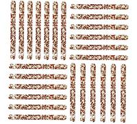 DOITOOL 25 Piezas Palitos de Helado Diy de Alimenticio Accesorios Prácticos para Postres y Manualidades Colores Acrílicos Aleatorios Reutilizables para Repostería y