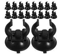 DOITOOL 25 Piezas Soporte de Ventosas para Acuario con Clip para Fijación de Tubos y Mangueras Tanques de Peces Resistente y Fácil de Instalar Baños y Cocinas