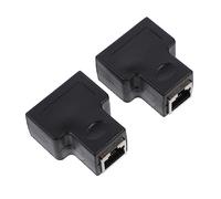 DOITOOL 2piezas Adaptador Divisor Ethernet Conectores Divisores Adaptador Divisor De Cable Ethernet