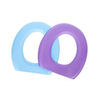 DOITOOL 2piezas Almohadillas Para Inodoro Lavables y Resistentes Funda De Taza Wc De Eva Almohadilla Gruesa y Flexible