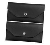 DOITOOL 2piezas Cartera De Cuero Económico y Delgado Billetera Tipo Económico Organizador De Sobres para Administración De Dinero para Celebraciones De Temporada Bodas Cumpleaños Graduacio