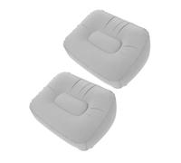 DOITOOL 2piezas Cojines Inflables para Reposapiés Almohadilla para Pies De Viaje Cojín Compacto De Inflado Rápido para Camping y Oficina