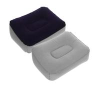 DOITOOL 2piezas Cojines Inflables para Reposapiés con PVC Suave Portátiles para Viaje Relajación De Piernas y Mejor Circulación Avión Oficina y Casa