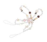 DOITOOL 2piezas Correa de Muñeca con Cuentas para Teléfono Móvil Cordón de Cuentas de Colores para Bolso para Llavero Bonita Correa para Cámara Digital Dije para Teléfono Móvil Accesorios