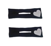 DOITOOL 2piezas Creador De Moños De Cabello Forma De Corazón y Cristales Herramienta De Peinado Ligera y Fácil De Usar Para Recogidos Elegantes y Duraderos