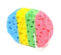 DOITOOL 2piezas Esponjas De Baño Ovaladas Colores Esponja Ducha De Baño Exfoliante Natural