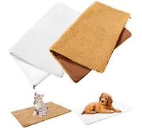 DOITOOL 2piezas Térmica Autocalentable para Mascotas Alfombrillas De para Perros y Gatos para Interior y Exterior Diseño Ecológico y Mantiene El Natural del Cuerpo
